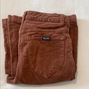 ROLLA'S Brown Corduroy Boot Cut Pants